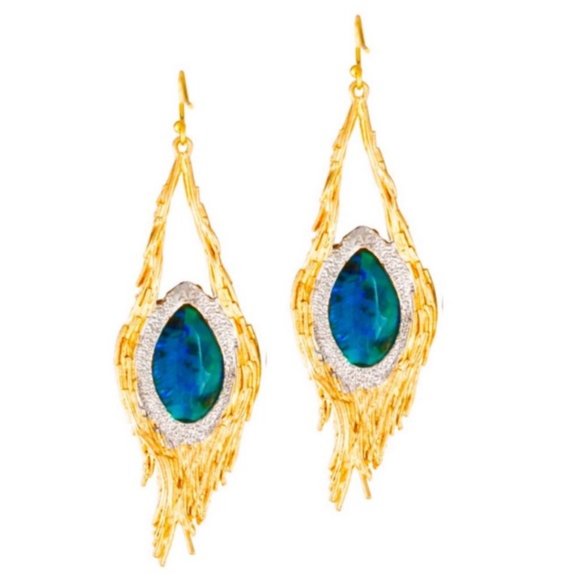 Alexis Bittar Maldivian Nested Feather Earrings - Picture 6 of 10